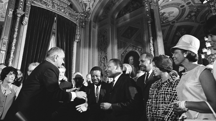 Voting Rights Act 50th Anniversary: Republicans and Democrats Don't ...