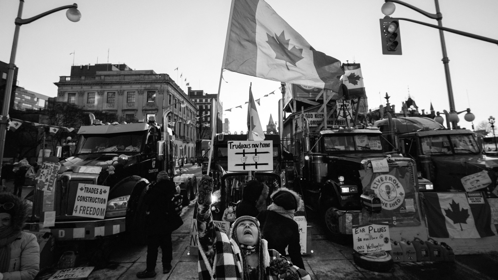 Canadian Truckers Polarize American Commentators - The Atlantic