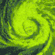 A GIF of President Biden's head spinning in a green vortex