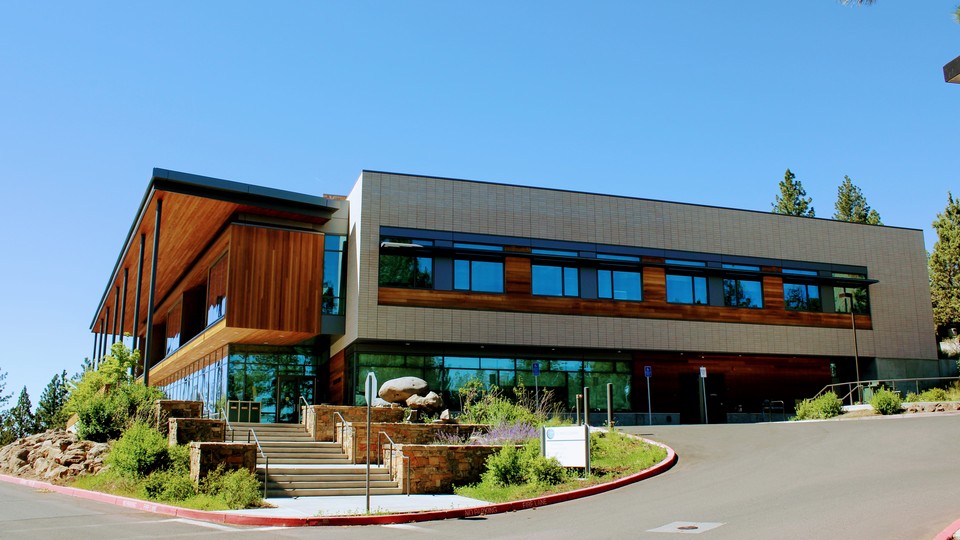 The science building at Central Oregon Community College, in Bend, Oregon