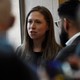 Chelsea Clinton speaks to people after the NYU vigil for the Muslims killed by a terrorist in Christchurch, New Zealand.