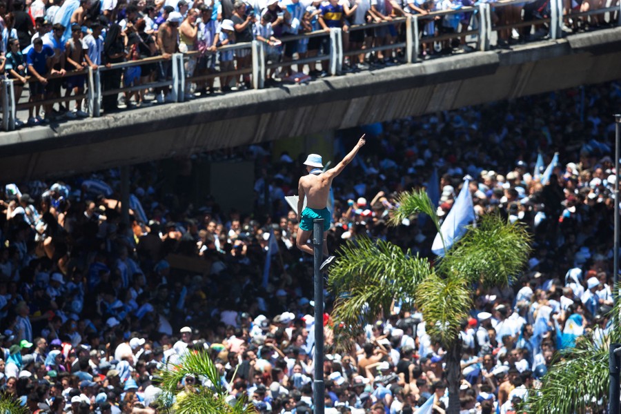 Photos Argentina S World Cup Victory Celebration The Atlantic   Original 