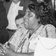 A black-and-white photo of Fannie Lou Hamer at the DNC in 1964