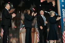 Kamala Harris at the Democratic National Convention