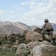 A soldier from the 101st Airborne Division patrols the Pech Valley in 2010