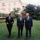 Richard Nixon with staff