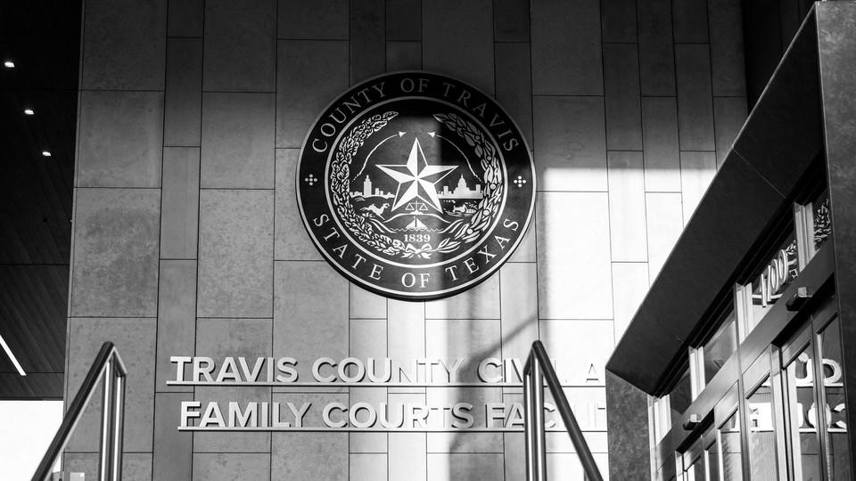 The exterior of Texas's Travis County courthouse
