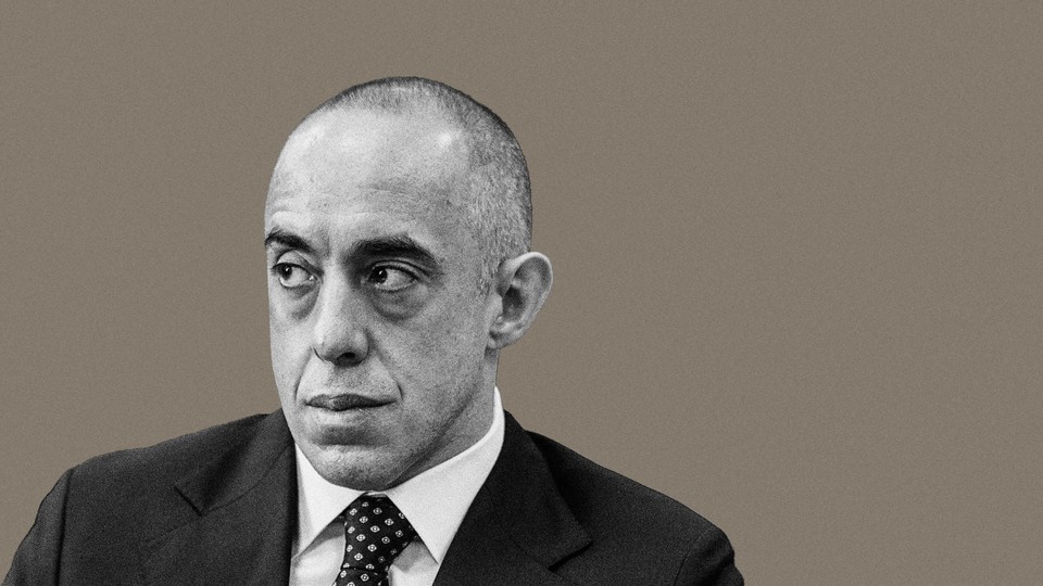 Emil Bove III, a top Justice Department official, stares to the side