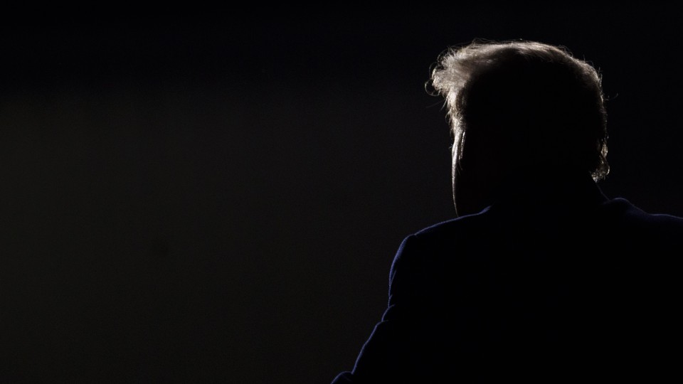 Trump's back in darkness