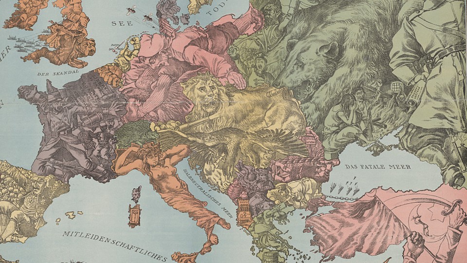 Territorial Borders of French Republic with Sovereign States