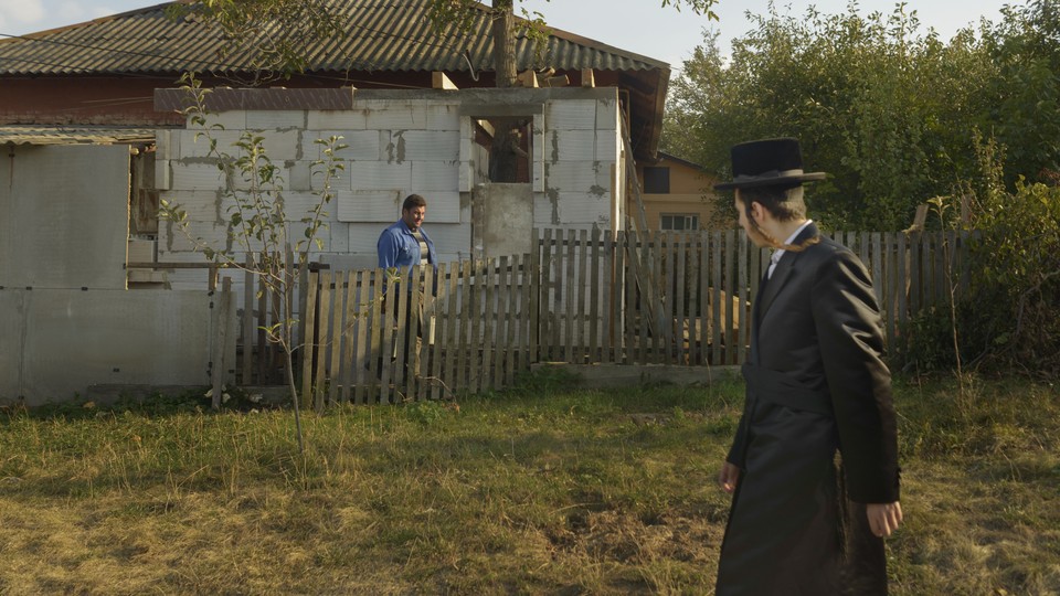 A Jewish man making his pilgrimage to Uman, Ukraine