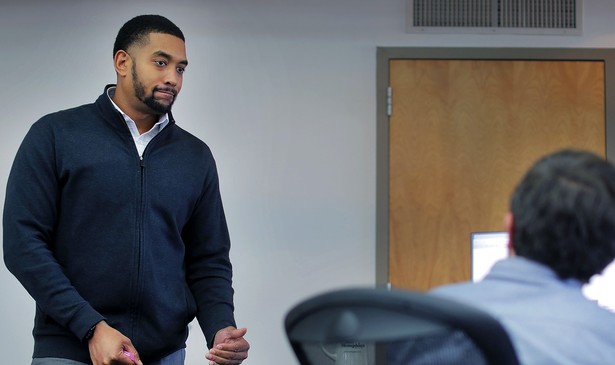Justin Rushing, advertising director of the online news site The Daily Memphian