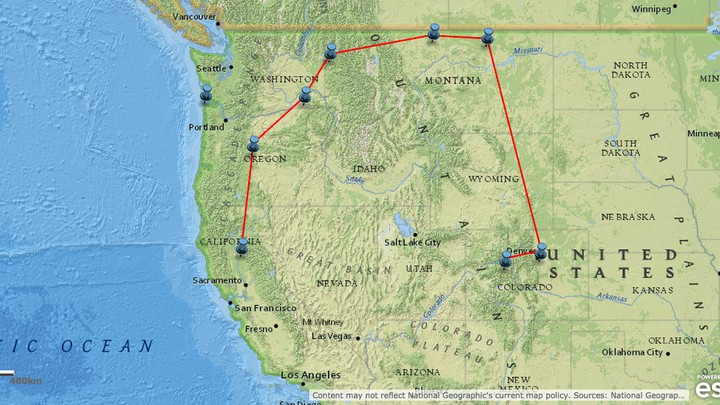 Map Of North West America American Futures: The Pacific Northwest Edition   The Atlantic