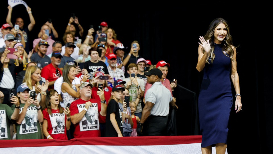 A photo of South Dakota Governor Kristi Noem