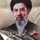 عکسی از خیابانی در ایران با بنر بزرگی از مجتبی خامنه‌ای