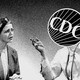 An illustration of a woman talking with a doctor, with the CDC logo over the doctor's head