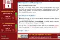 A WannaCry ransomware demand, provided by cyber security firm Symantec