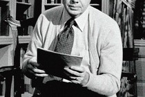 a photo of a man reading