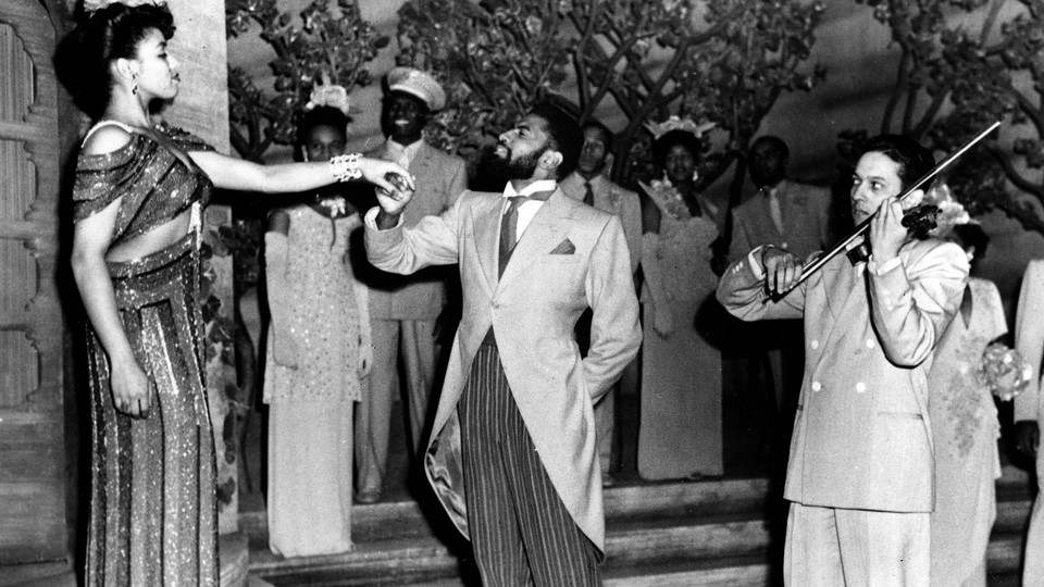 A 1943 production of "Carmen Jones," Oscar Hammerstein's rendition of "Carmen" in Black English