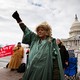 People in a pro-Trump mob near the U.S. Capitol