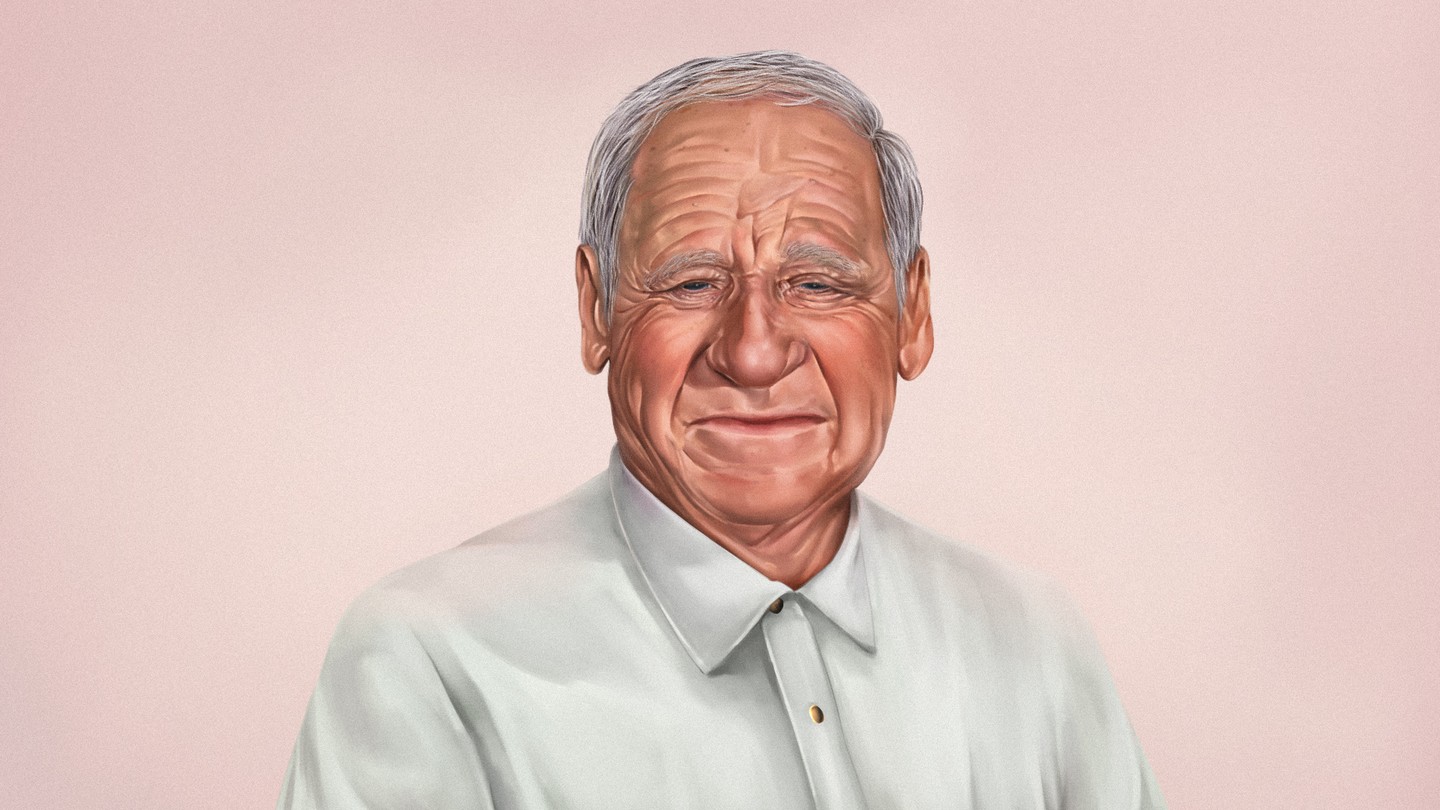 An illustration of Mel Brooks