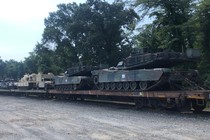 Tanks in Washington D.C. ten days ago, when plans for a Fourth of July parade were the emergency of the moment