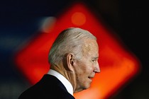 President Joe Biden appears in profile.