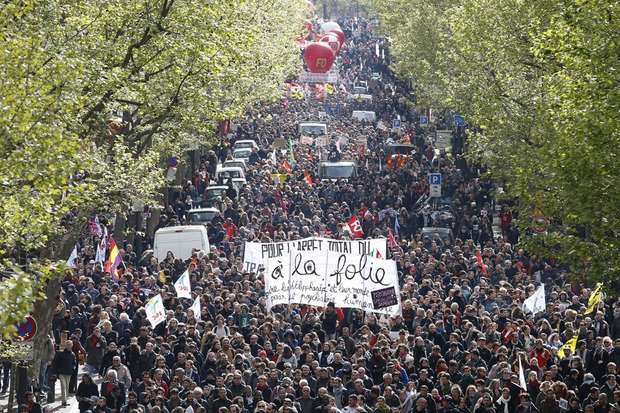 Monthslong Protests and Strikes in France Over Labor Law Changes The