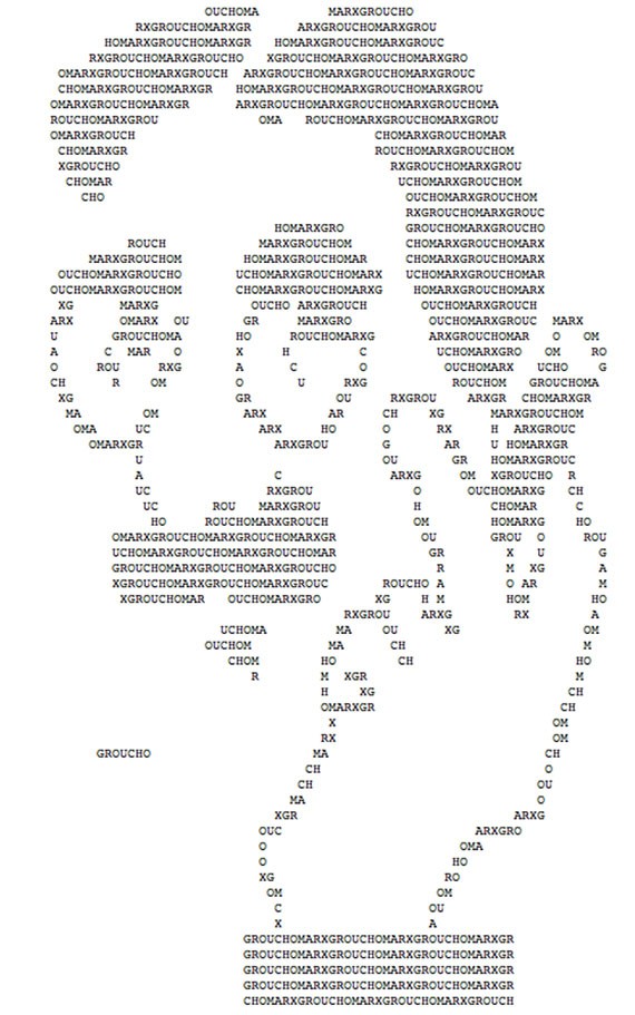 To ascii art text Multiline ASCII