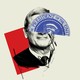 Justice Roberts's face covered by half of the presidential seal