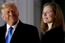 Donald Trump and Amy Coney Barrett