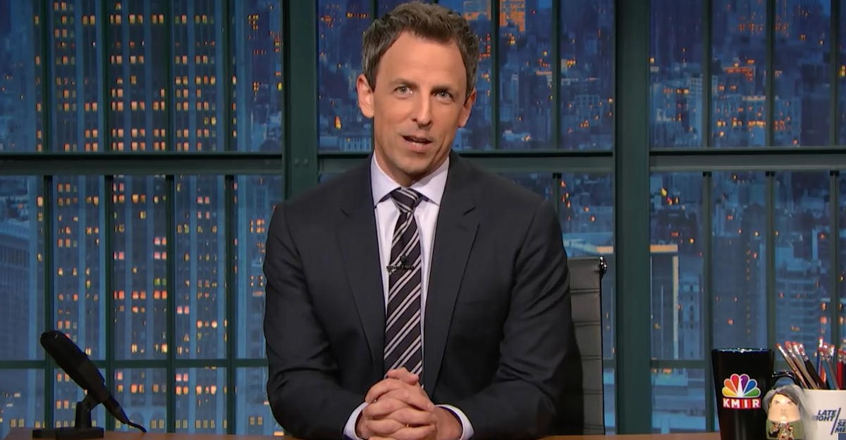 Seth Meyers's Promise To Donald Trump - The Atlantic