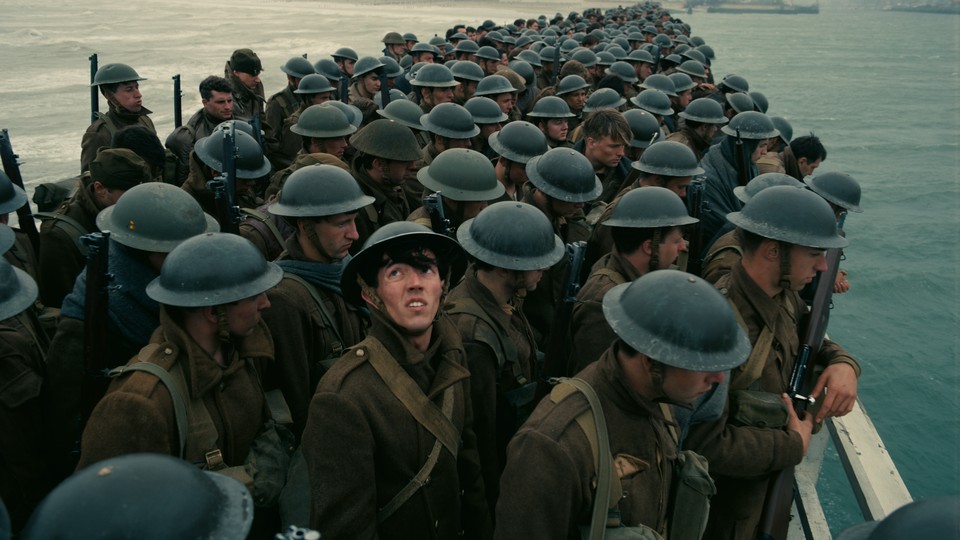 A group of soldiers in 'Dunkirk.'