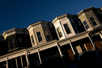 Row of townhouses