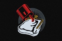 An illustration that shows a purse clasped by a red lock