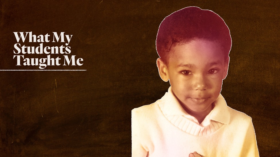 A custom illustration featuring Jonathan Johnson superimposed on the image of a chalkboard.