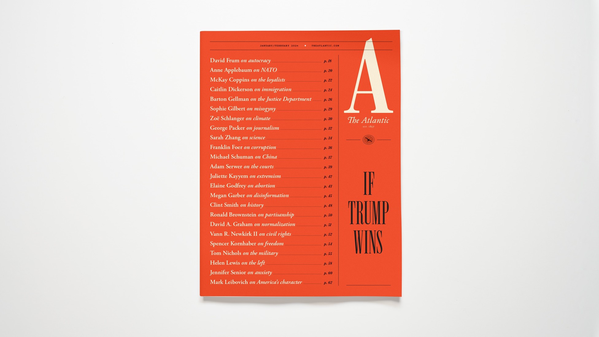 The Atlantic's Jan/Feb Issue: Next Trump Presidency - The Atlantic