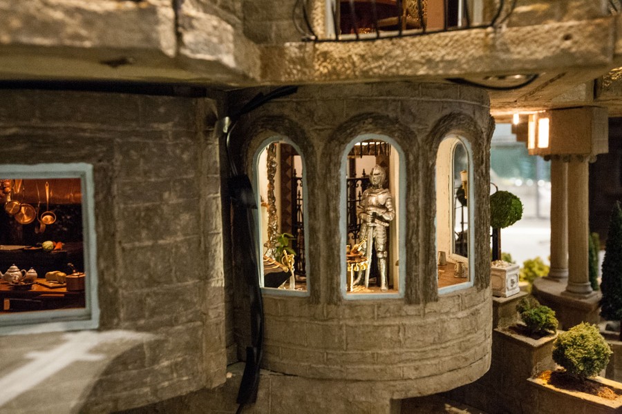 Photos of the Astolat Dollhouse Castle in Columbus Circle The Atlantic