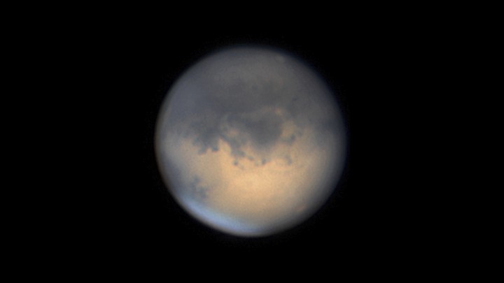 A view of Mars from afar