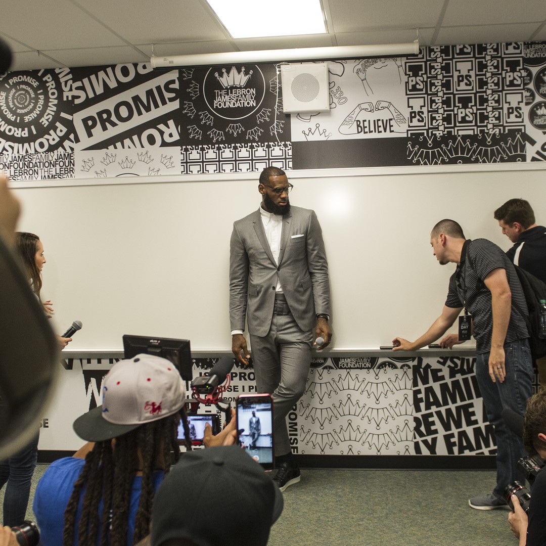 Lebron james i promise school outlet funding