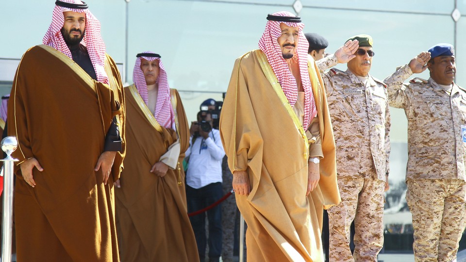 Saudi King Salman and Saudi Deputy Crown Prince Mohammed bin Salman