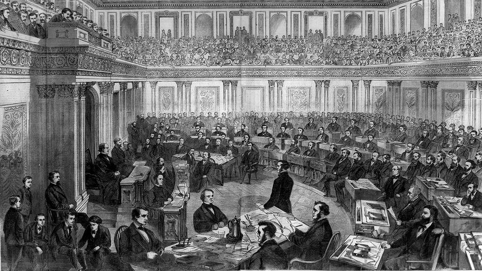 The Senate as a court of impeachment for the trial of Andrew Johnson