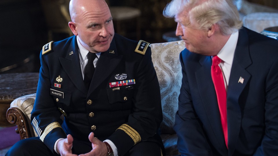 General H.R. McMaster with President Trump