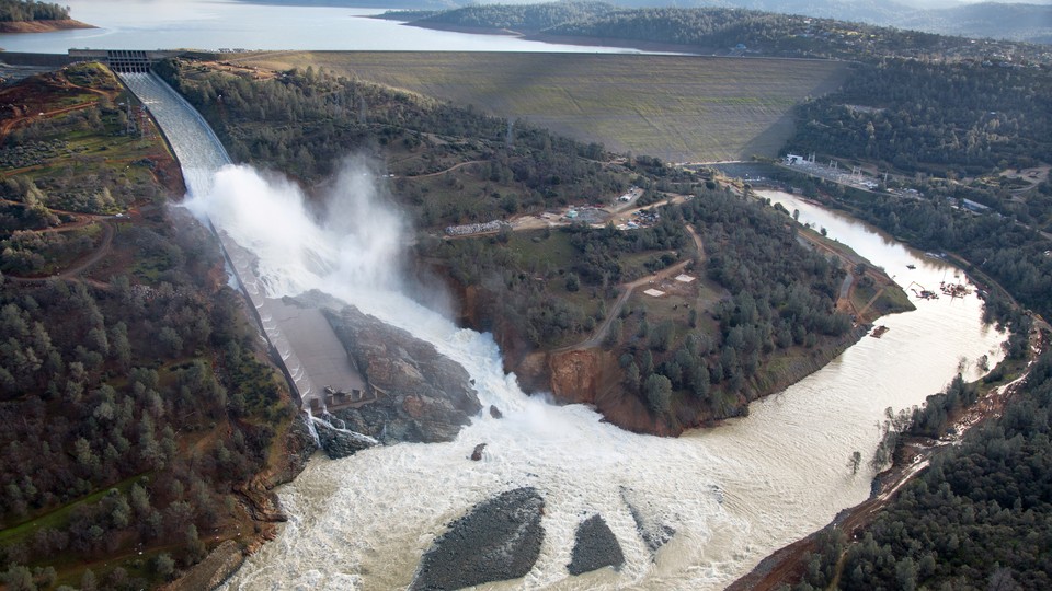 A dam that's sprung a leak