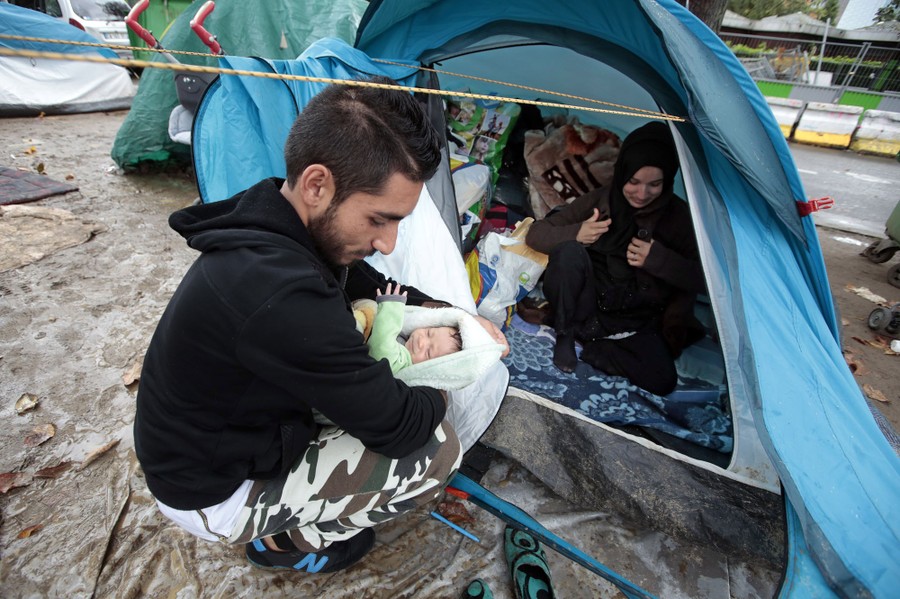 A Day in the Life of a Syrian Refugee in Makeshift Camp in