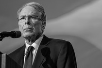 A photo of former NRA leader Wayne LaPierre