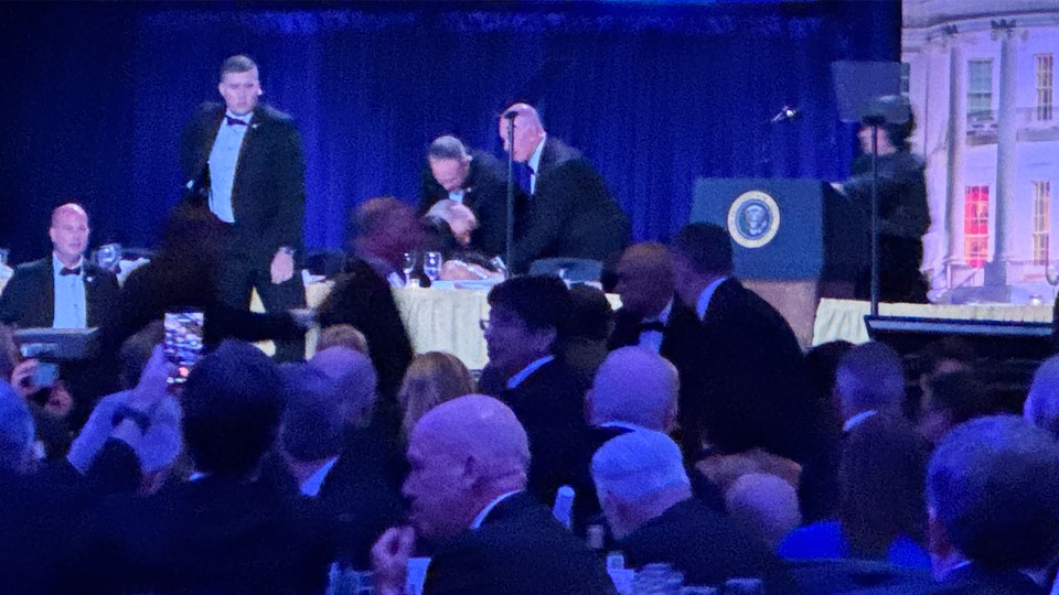 Scene from the White House Correspondents' Dinner