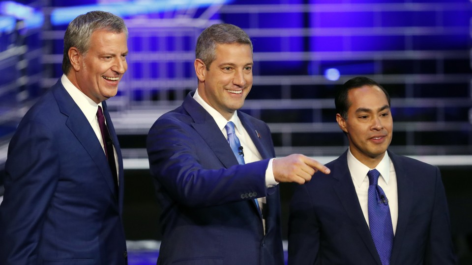 In Democratic Debates, Only Men Talked About Parenthood - The Atlantic