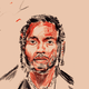 Illustration of Kendrick Lamar