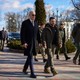 Biden and Zelensky walking together